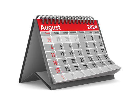 August calendar