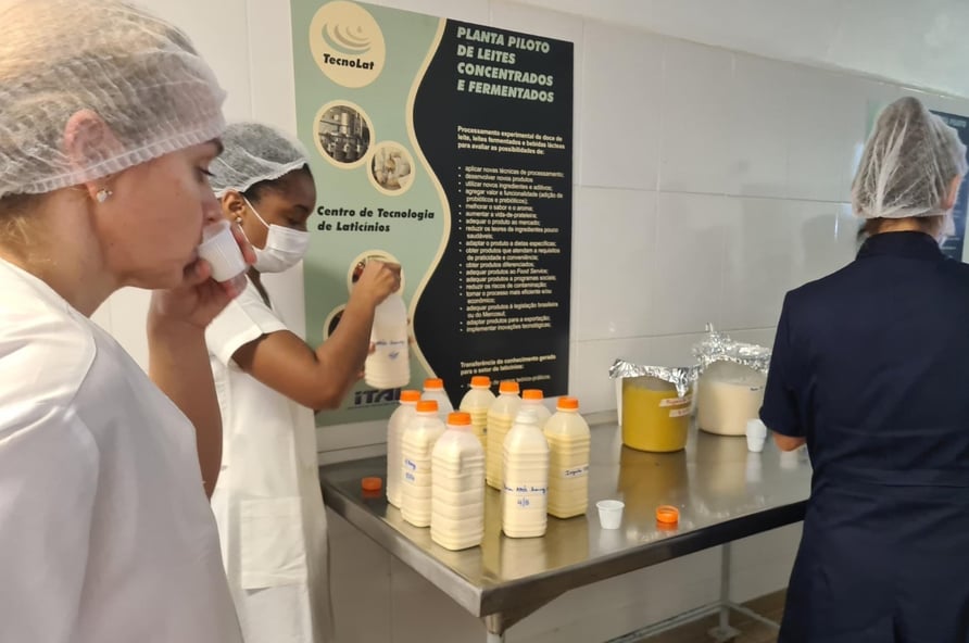 Brazilian yogurt tasting