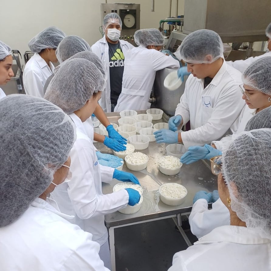 TDM students with cheese 2